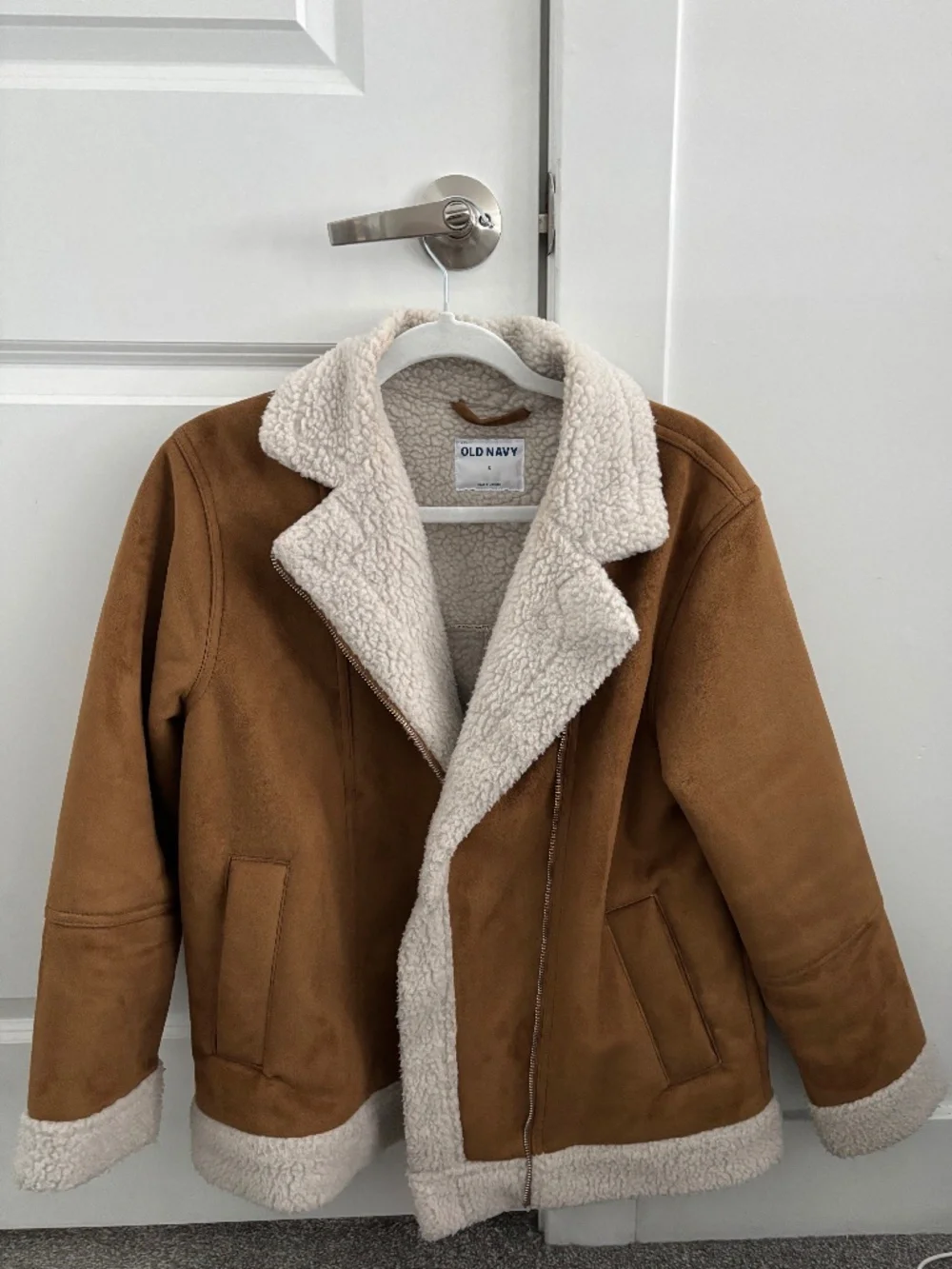 Suede Sherpa Jacket - Picture 2 of 2